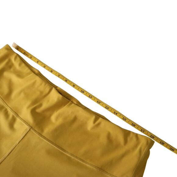 Athleta Womens Ultimate Stash Pocket 7/8 Tight Plus Size 3X Mustard Yellow Gym - Picture 8 of 11